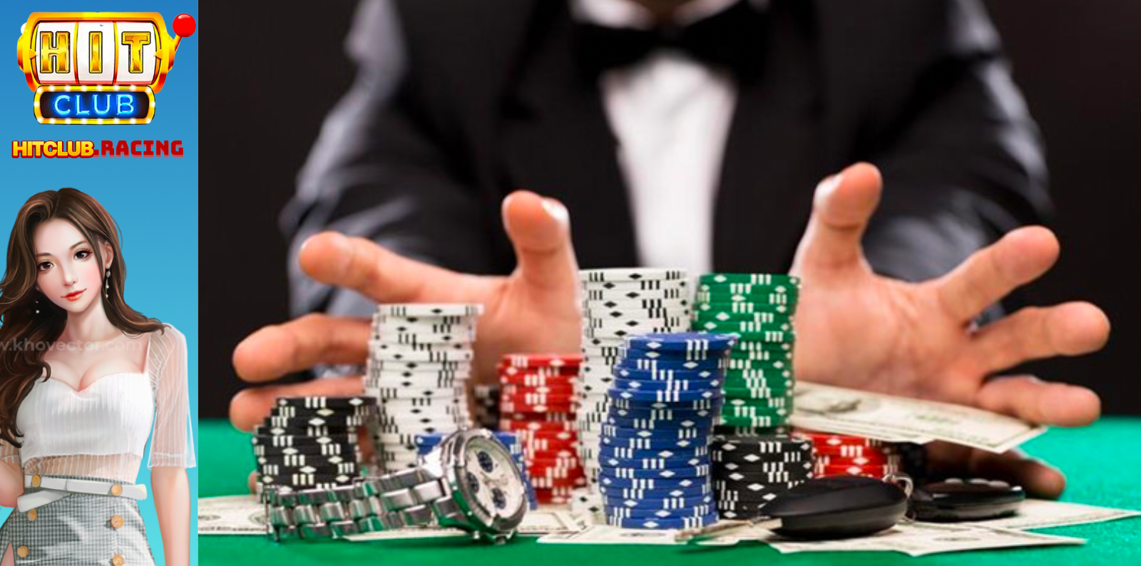 Kiểu đặt cược Poker HitClub